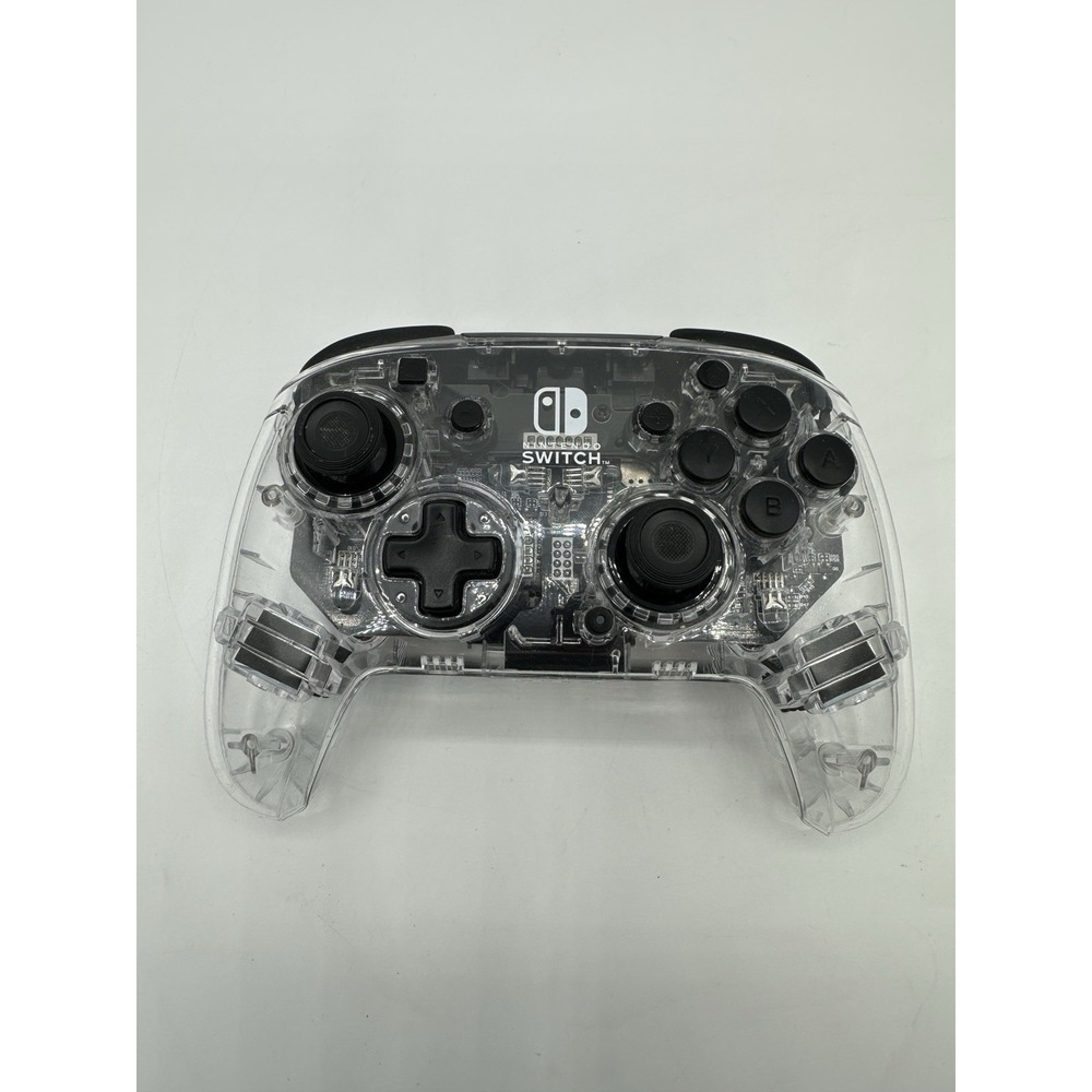 PDP Afterglow Wireless Deluxe Controller for Nintendo Switch Clear Tested